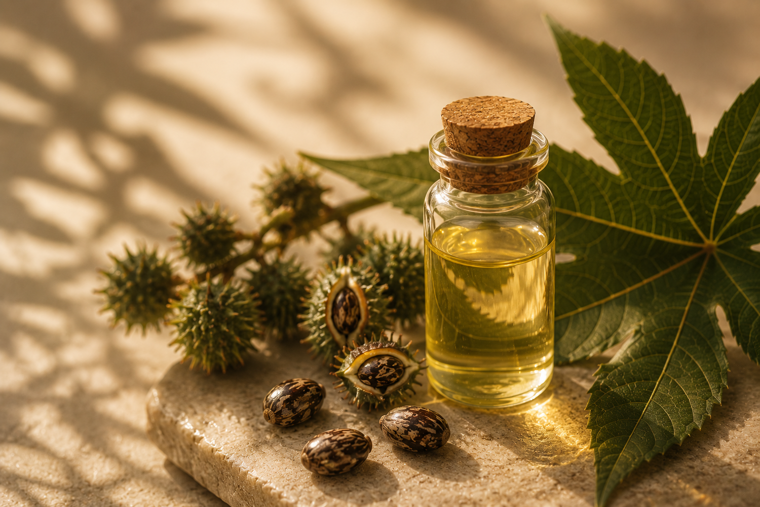 Castor oil for softer healthier hair and scalp nourishment
